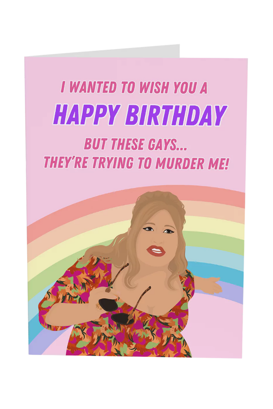 Jennifer Coolidge: These Gays Are Trying To Murder Me Greeting Card