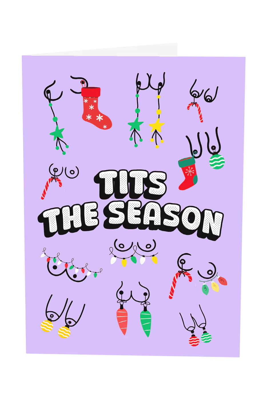 Tits The Season Christmas Card