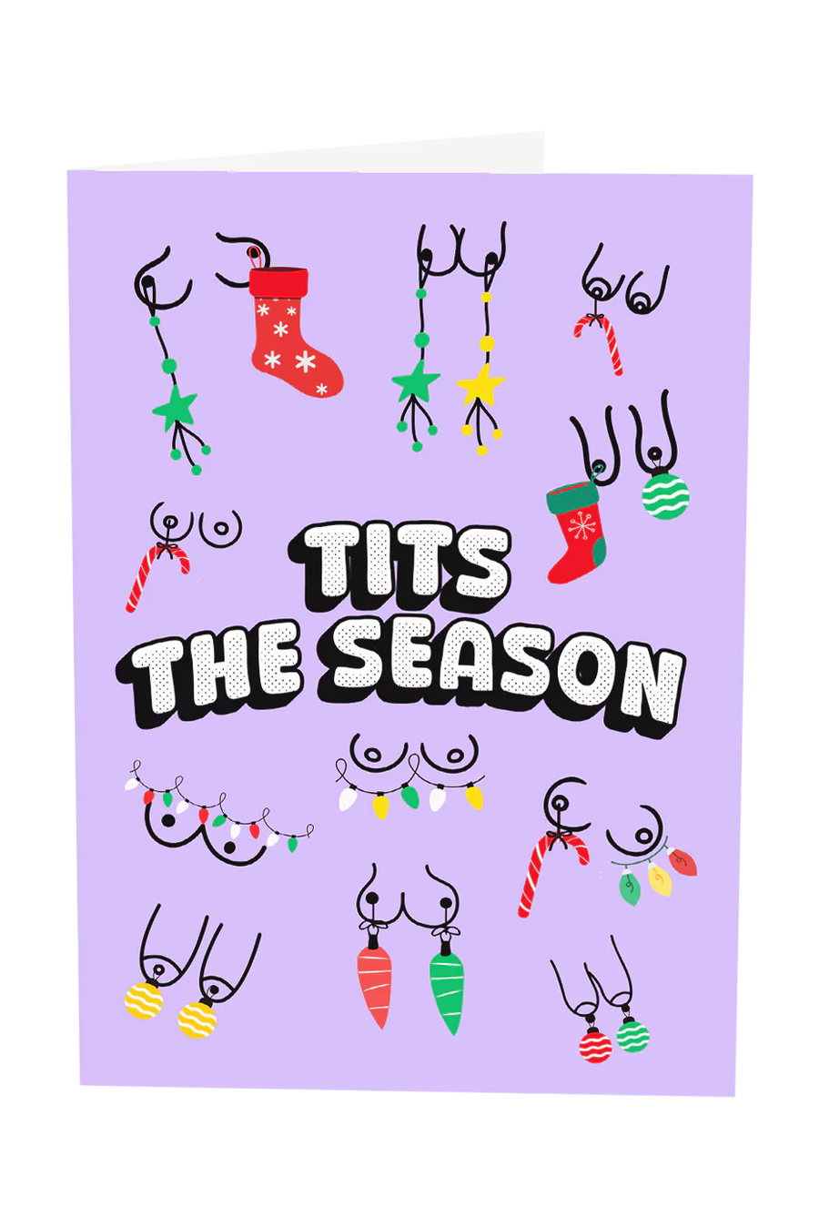 Tits The Season Christmas Card