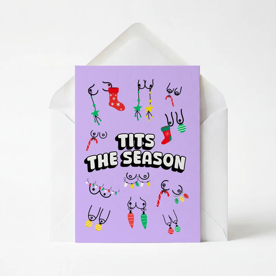 Tits The Season - Christmas Greeting Card