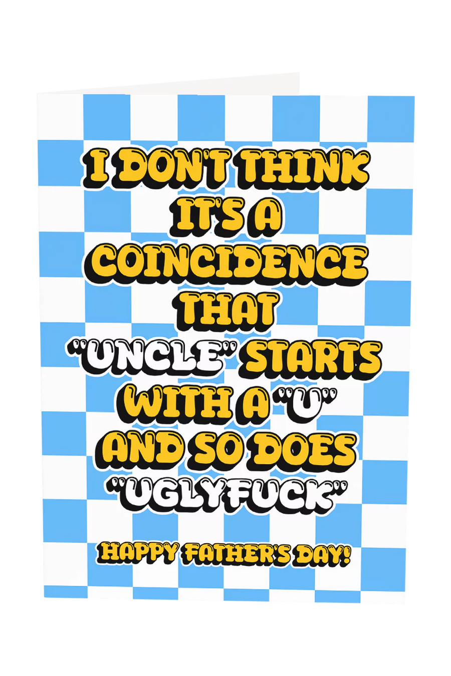 Uncle Starts With A "U" Greeting Card Wholesale