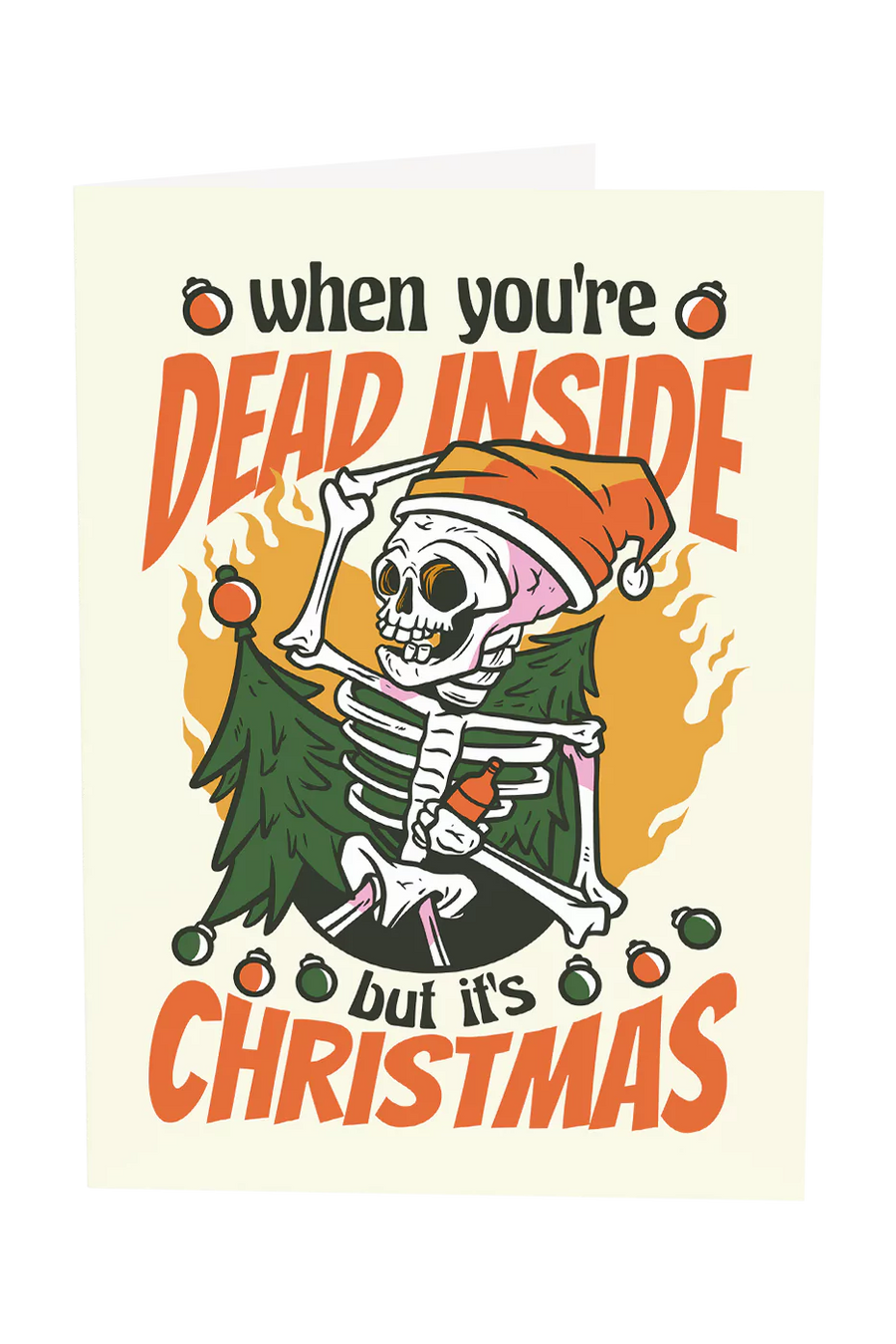 When You're Dead Inside But It's Christmas Greeting Card Wholesale