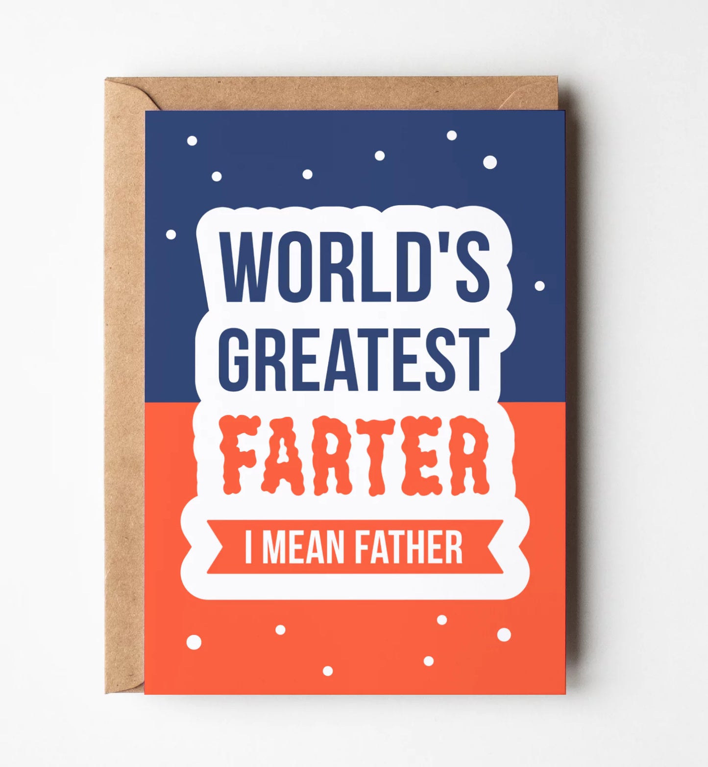 World's Greatest Farter Greeting Card