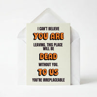 You Are Dead To Us