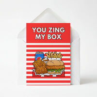 You Zing My KFC Box